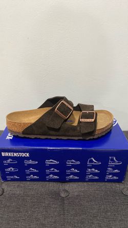 Brown Suede Soft-bed Birkenstcocks