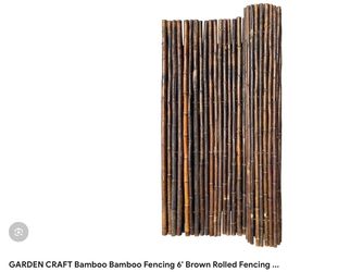 Bamboo fencing