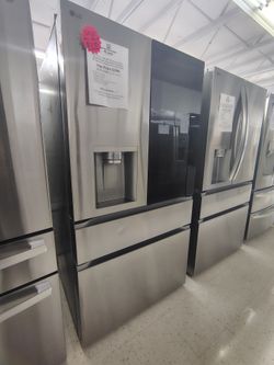 $2100 (LIMITED TIME OFFER: FREE DELIVERY Within 20 Miles) LG SMART French 4 Door Refrigerator