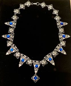 Harry Potter Inspired Cursed Necklace With Shadowbox Jewelry Display