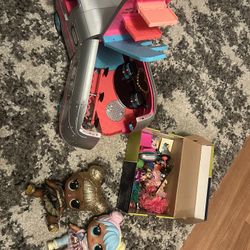 LOL Camper/ Dolls And Accessories + 2 Big Dolls 