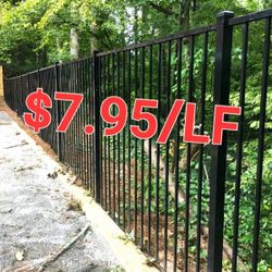 Steel Fence Steel Gate Flat Top Fence Swimming Pool Fence