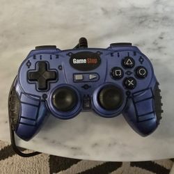 GameStop Mad Catz PlayStation 2 Blue Wired Controller