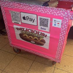 Pink Hot Dog Car 