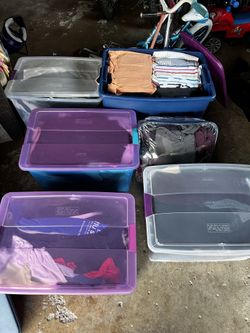 Woman Clothes S/M 6 Bins