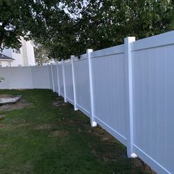 Vinyl fence