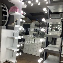 Vanity Full Length Mirror Makeup with light✨New