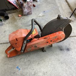 Husqavarna Concrete Saw Very Good Condition Works Perfect 