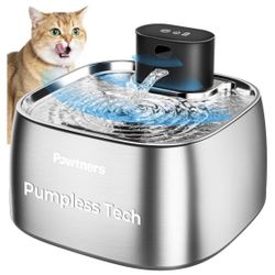 Brand New Automatic Pumpless Pet Water Dispenser 108oz/3.2L