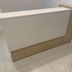 Modern Reception Desk Mapke / White 