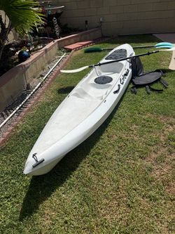 11 ft white Cobra XL kayak