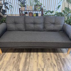 Two Gray Couches 