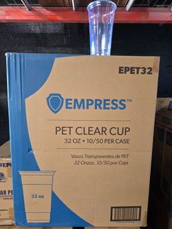 32oz CLEAR PET COLD CUP