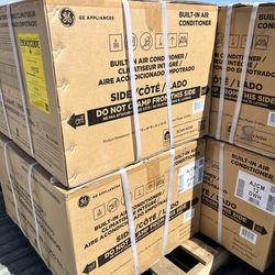 GE® ENERGY STAR® 230/208V Cool Only 12,000 BTU High Mount Built In Room Air Conditioner. New! $500 each. (6 Available) Location: Arlington  Se Habla E