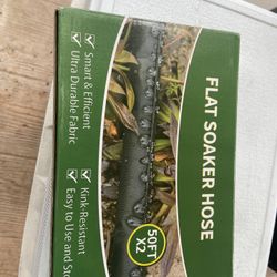Flat Soaker Hoses, 50 Ft Each, 2 Of Them