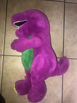 Dakin Lyons Group Vintage Barney the Dinosaur Plush Stuffed Animal 1992 14"