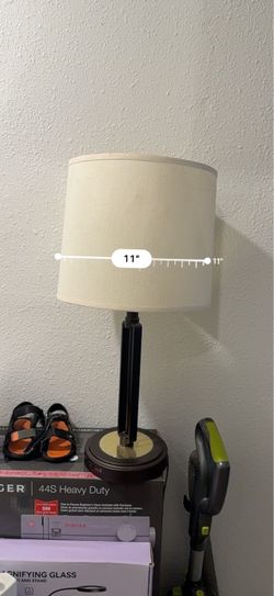 Table Lamp with Drum Shade