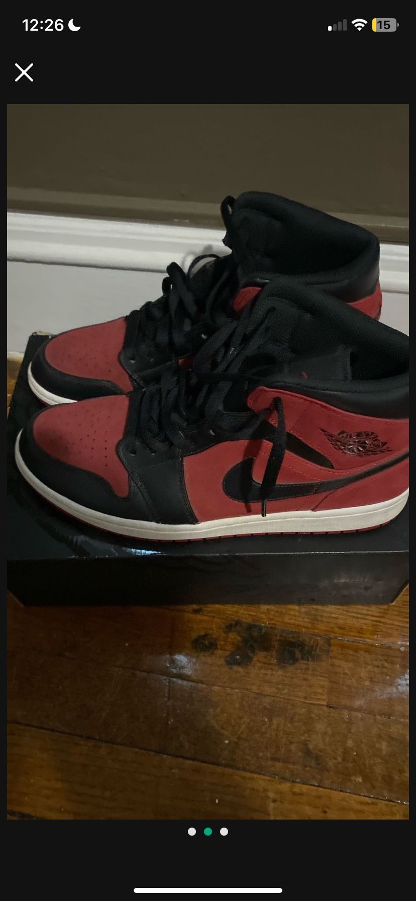 ‘Reverse Bred’ Air Jordan I (Mid) Size 10.5 Like New