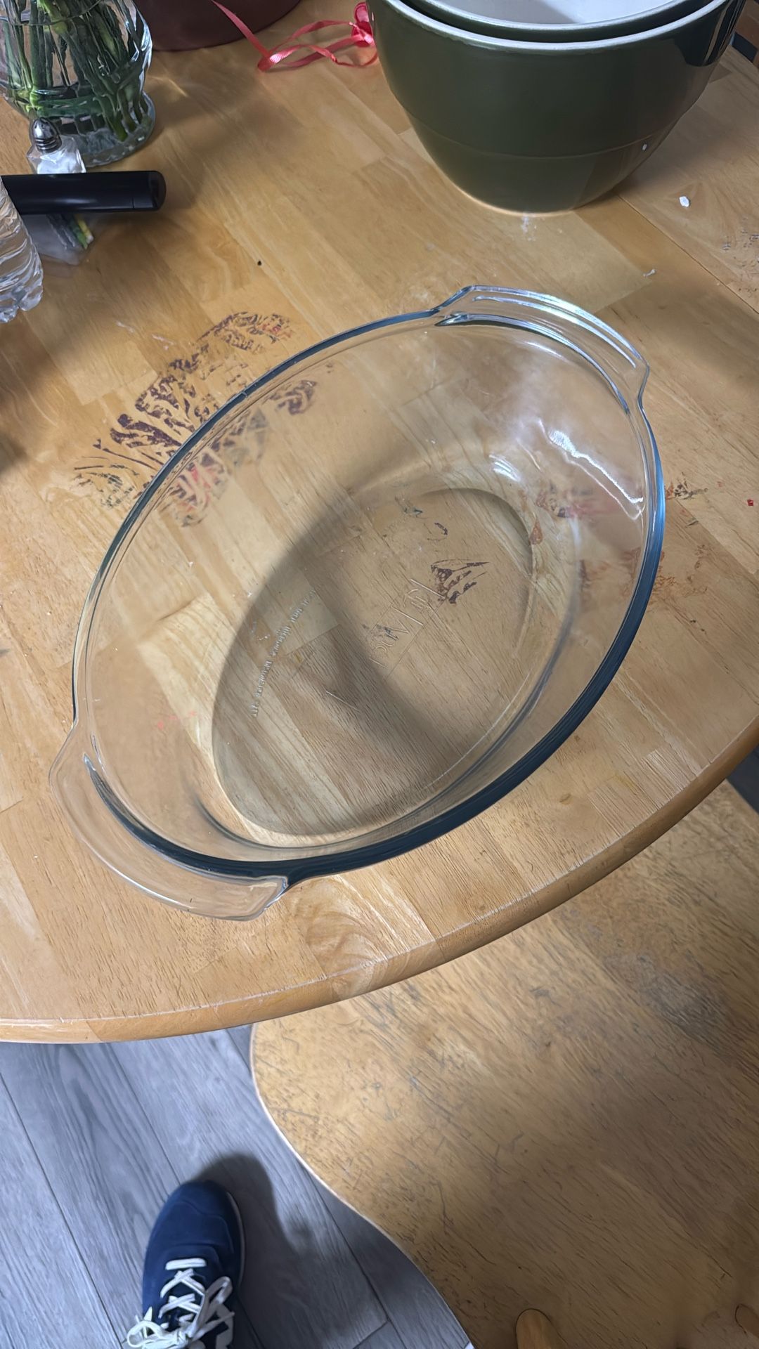 Glass Oval Dish
