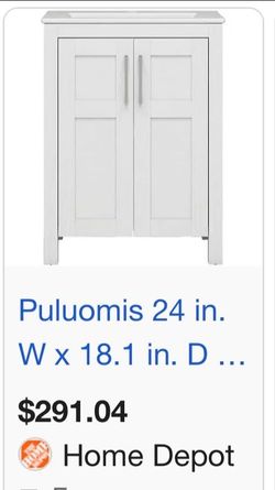 ** 24" BATHROOM VANITY CABINET NEW
