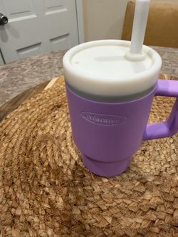 Infantino Purple Insulated Mug with Straw