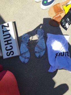 Schutz jelly shoes
