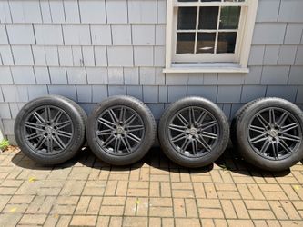 PRACTICALLY BRAND NEW TIRES AND RIMS FOR SALE