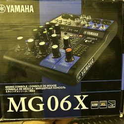 Yamaha Mixer Mg06x