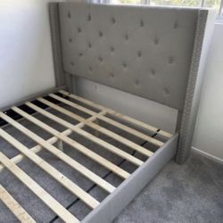 Platform Bed Frame In Eastern King Or California King Size 
