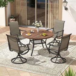 4 patio chairs