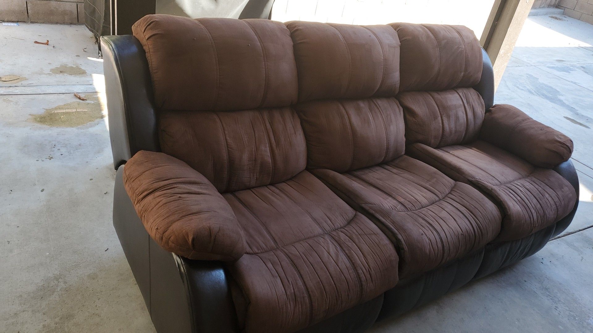 Microfiber Sofa and love seat