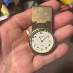 Money Clip Watch Vintage Rare 