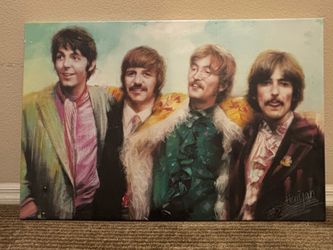 The Beatles canvas art 36” x 24”