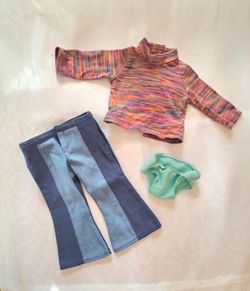 American Girl Julie Albright Classic Meet Shirt and Jeans