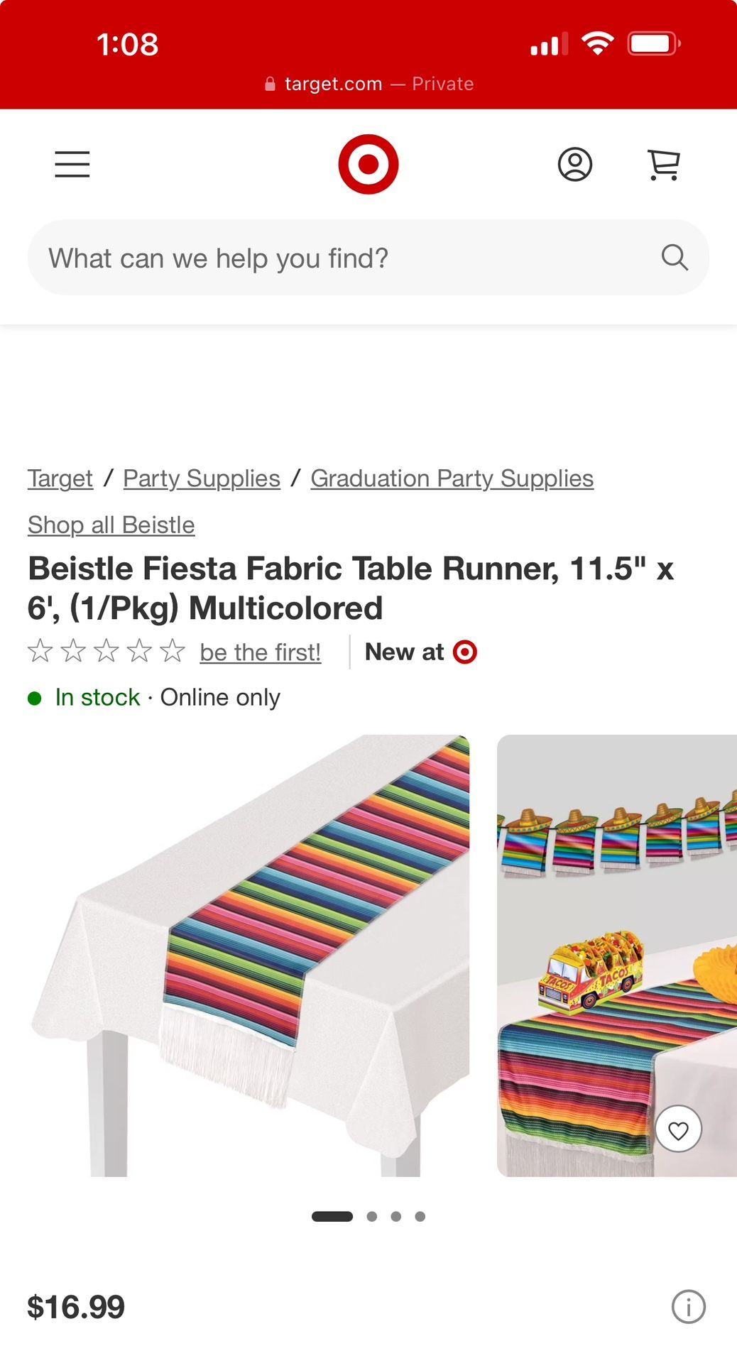 Cinco de Mayo Table Runner