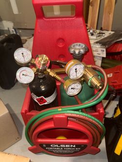 Uniweld torch with Olsen regulators