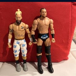 Enzo and Big cass WWE figures