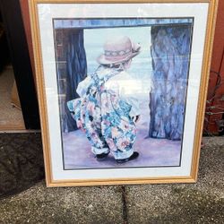 Susan Rios Painting Girl At The Beach