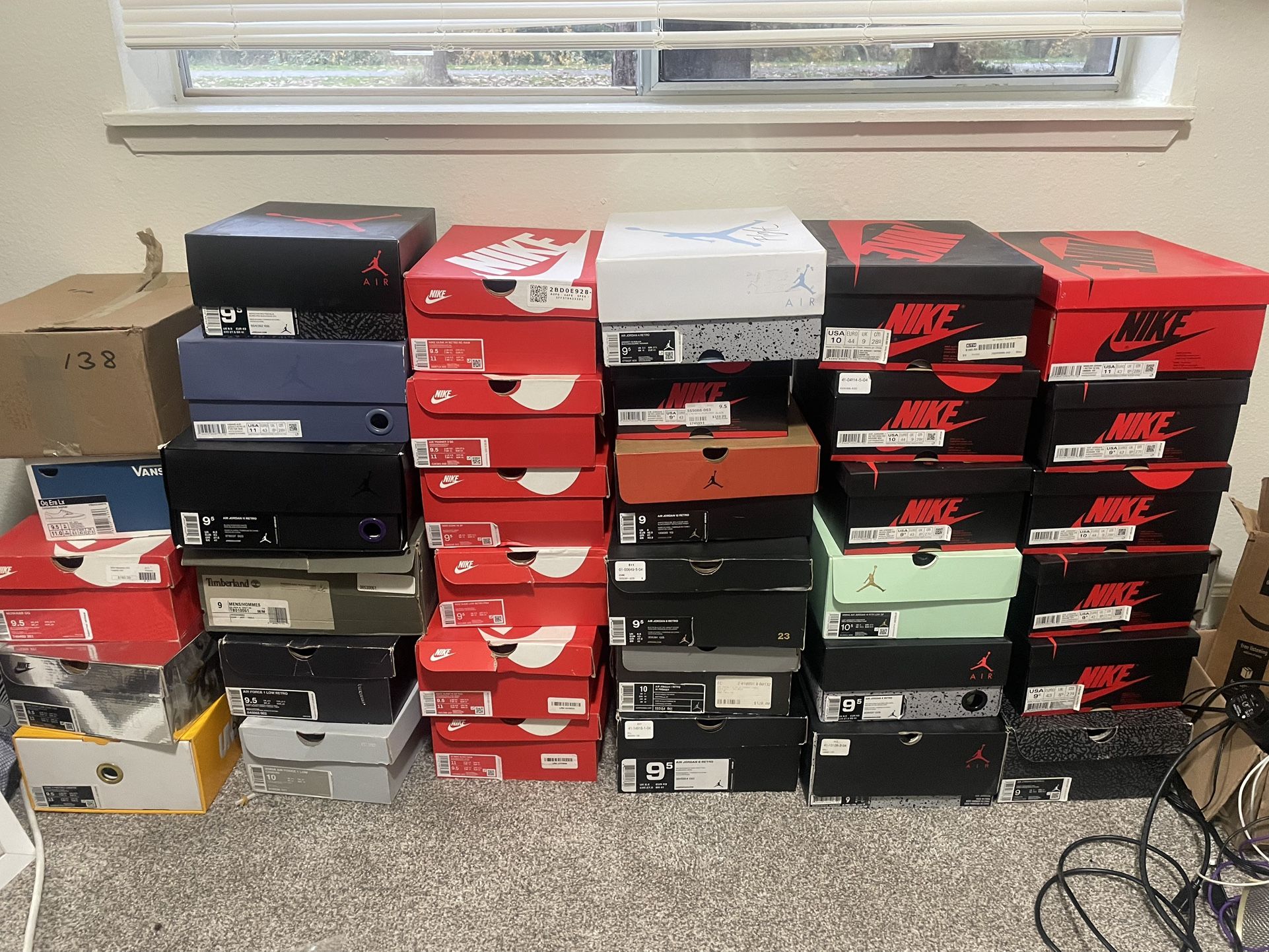 Selling Bulk Collection Over 40 Pair DS Nike , Jordan off White 