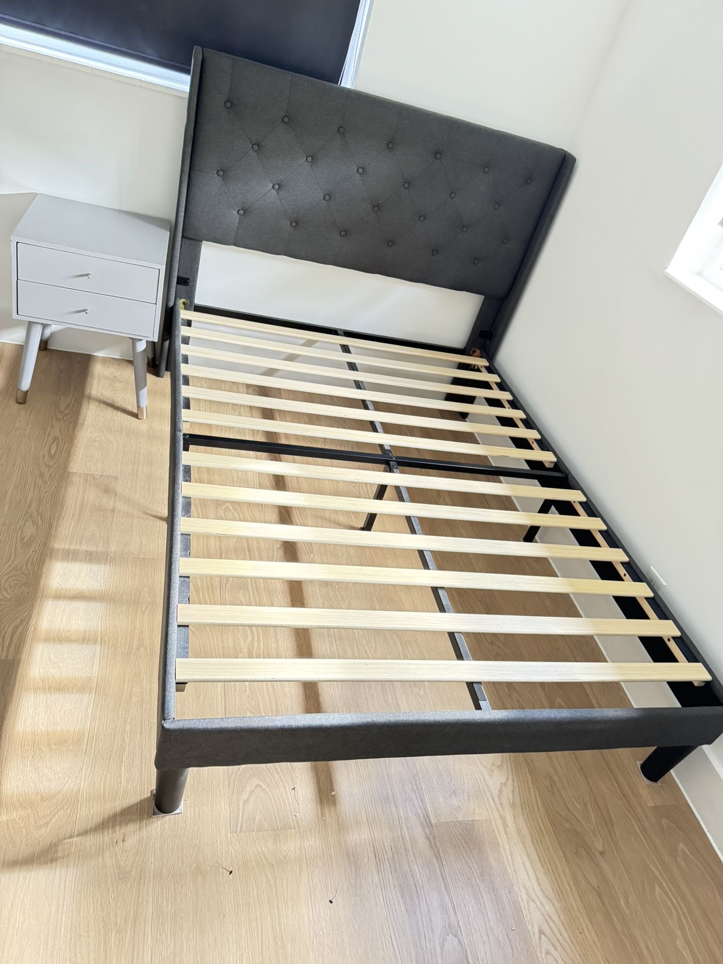 Full Size Bed Frame & Nightstand