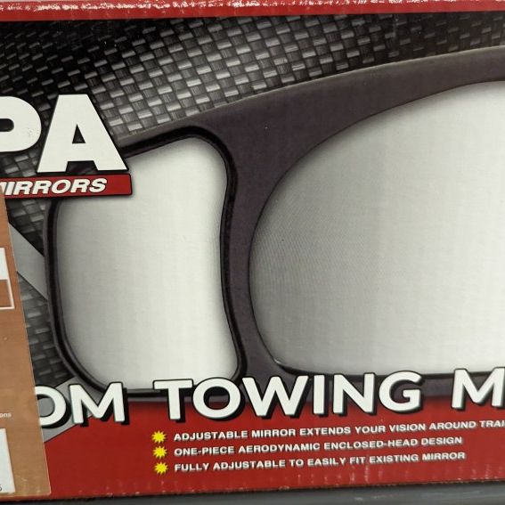 Towing mirrors extension