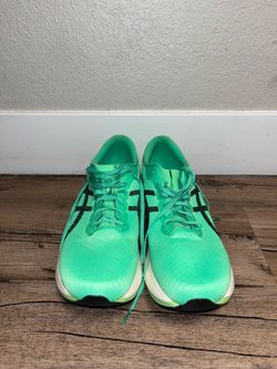 ASICS S4+ Yogiri FF Turbo+ Mens 10.5 Green Athletic Running Shoe Trainer