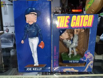 "The Catch" and "Pouty Face" bobbleheads