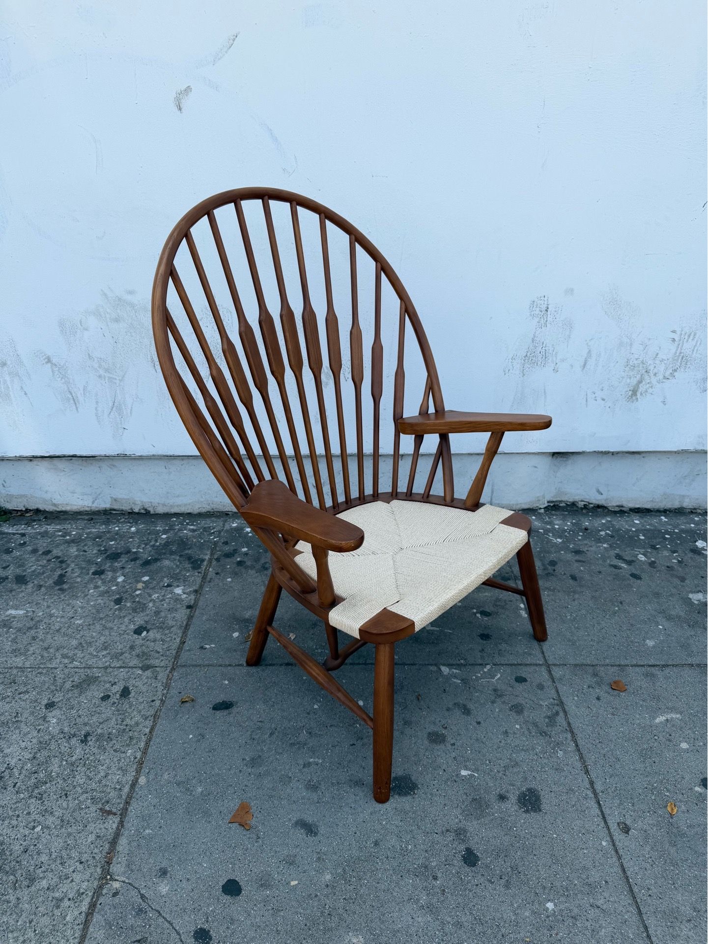 Mid century Hans Wegner style “Peacock” chair.