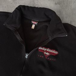 Vintage Harley Davidson zip up jacket fleece
