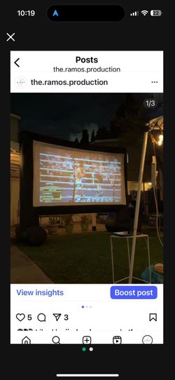 Inflatable Projector Movie
