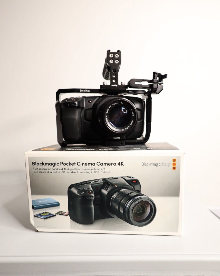 Blackmagic Pocket Cinema 4k W/ Cage for Sale in South Gate, CA OfferUp