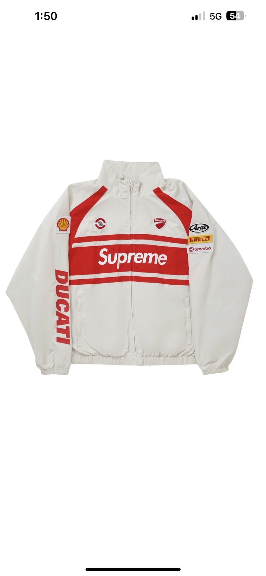 SUPREME DUCATI TRACK JACKET