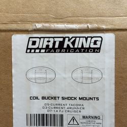 Coil Bucket Shock Mounts ( 4Runner, Tacoma , FJ Cruiser)