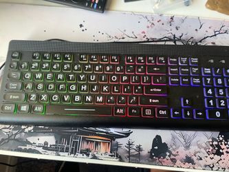 Tecknet brand wired gaming keyboard rgb